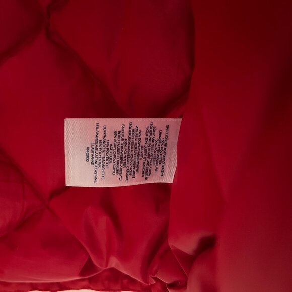 LAND'S END - Down Parka - Red - Small - Picture 7 of 8